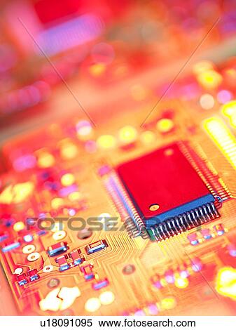 Electronic circuit board containing chips and components. View Large Photo Image Stock Photography - Electronic circuit board containing chips and components.. Fotosearch