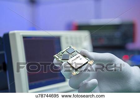 Stock Photography - Electronics laboratory.. Fotosearch
