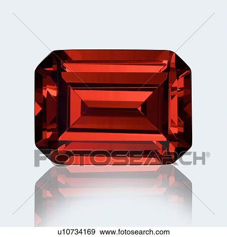 Emerald cut ruby. View Large Photo Image Stock Photo - Emerald cut ruby.. Fotosearch