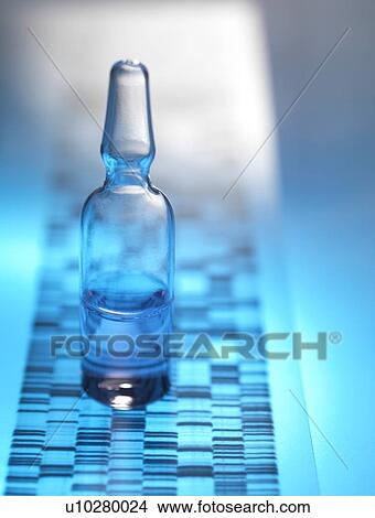 Picture - Genetic medicine, conceptual image. Drug developed using information from a patient's DNA (deoxyribonucleic acid) to fight a particular disease.. Fotosearch