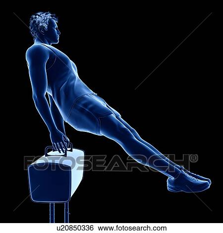Gymnast, illustration View Large Photo Image Stock Photograph - Gymnast, illustration. Fotosearch