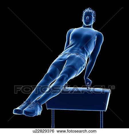 Stock Photograph - Gymnast, illustration. Fotosearch