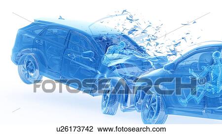 Head-on car crash, computer illustration. View Large Photo Image Stock Image - Head-on car crash, computer illustration.. Fotosearch