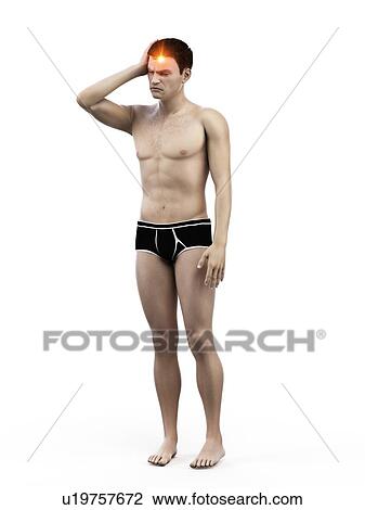 Stock Image - Headache, conceptual illustration.. Fotosearch