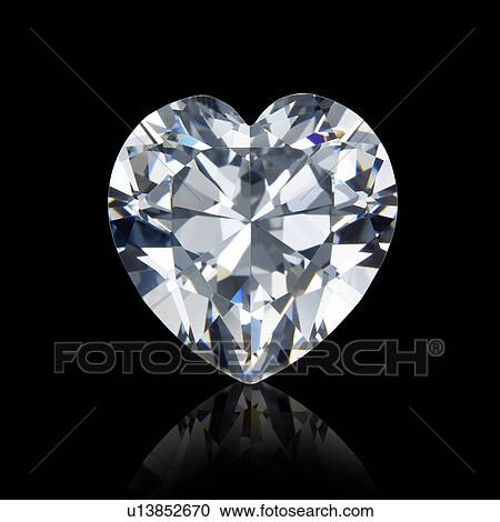 Heart cut diamond. View Large Photo Image Stock Image - Heart cut diamond.. Fotosearch