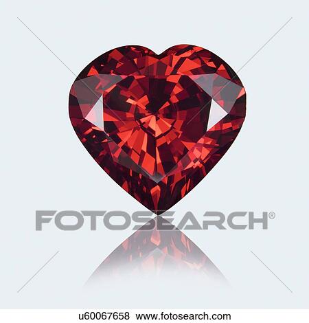 Heart shape ruby. View Large Photo Image Stock Photo - Heart shape ruby.. Fotosearch