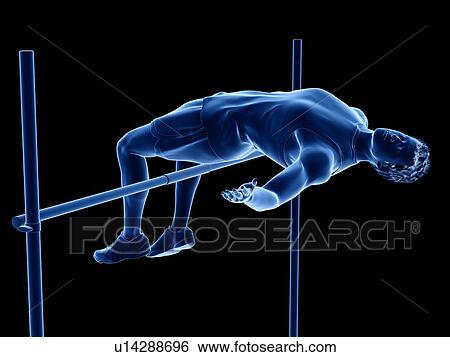 High jumper, illustration View Large Photo Image Stock Photograph - High jumper, illustration. Fotosearch