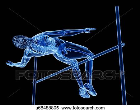 High jumper, illustration View Large Photo Image Stock Photography - High jumper, illustration. Fotosearch