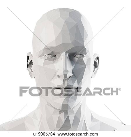 Picture - Human head, illustration. Fotosearch