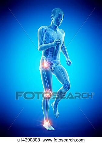 Joint pain, conceptual illustration. View Large Photo Image Stock Photo - Joint pain, conceptual illustration.. Fotosearch