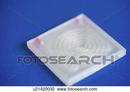 Stock Image - Lab on chip microfluidic device.. Fotosearch