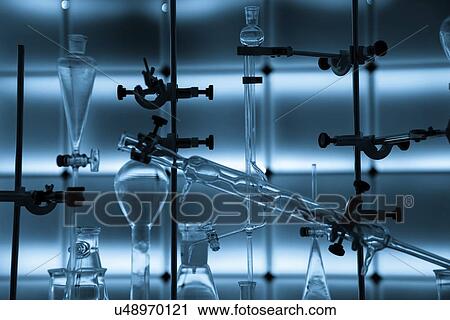 Stock Image - Laboratory apparatus.. Fotosearch