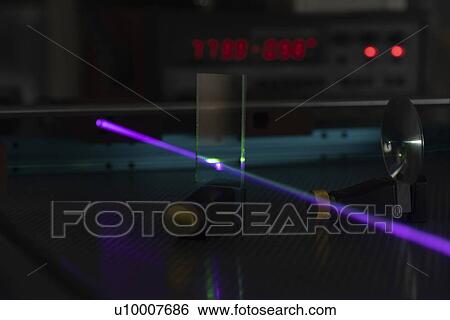 Laser experiment. View Large Photo Image Stock Photograph - Laser experiment.. Fotosearch