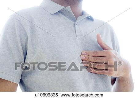 Man touching his chest in pain. View Large Photo Image Stock Photography - Man touching his chest in pain.. Fotosearch