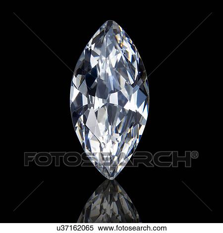 Stock Photography - Marquise cut diamond.. Fotosearch