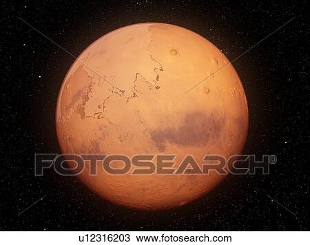 Mars, computer illustration. View Large Photo Image Stock Image - Mars, computer illustration.. Fotosearch