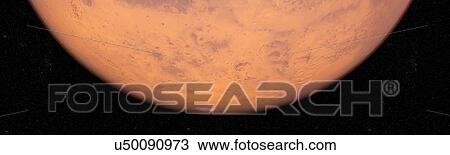 Stock Image - Mars, computer illustration.. Fotosearch