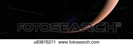 Stock Image - Mars, computer illustration.. Fotosearch