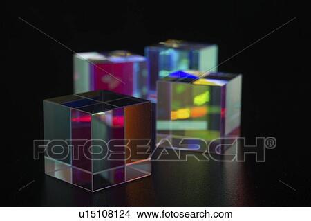 Optical glass cubes. View Large Photo Image Picture - Optical glass cubes.. Fotosearch