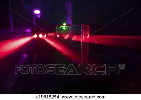 Picture - Optics experiment.. Fotosearch