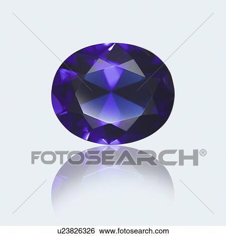 Oval amethyst. View Large Photo Image Stock Photograph - Oval amethyst.. Fotosearch