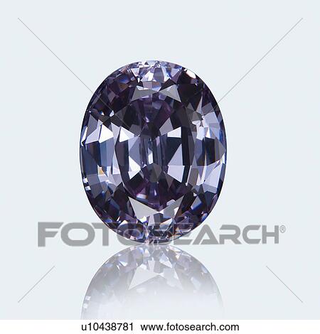 Oval cut amethyst. View Large Photo Image Stock Image - Oval cut amethyst.. Fotosearch