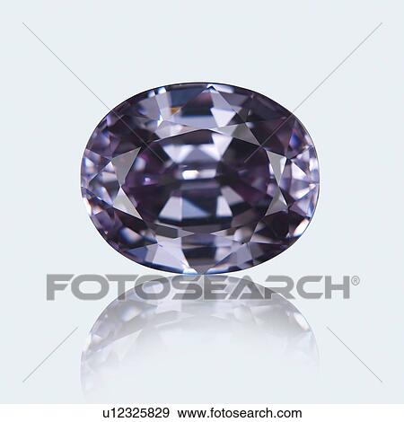 Oval cut amethyst. View Large Photo Image Stock Photo - Oval cut amethyst.. Fotosearch