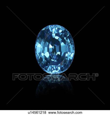 Stock Photo - Oval cut emerald.. Fotosearch