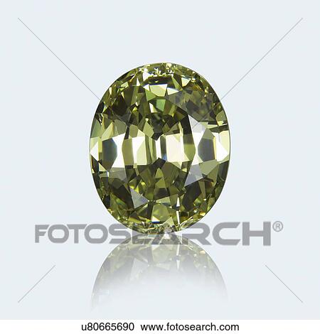Oval cut peridot. View Large Photo Image Stock Image - Oval cut peridot.. Fotosearch
