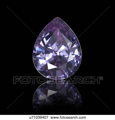 Pear cut amethyst. View Large Photo Image Stock Photo - Pear cut amethyst.. Fotosearch
