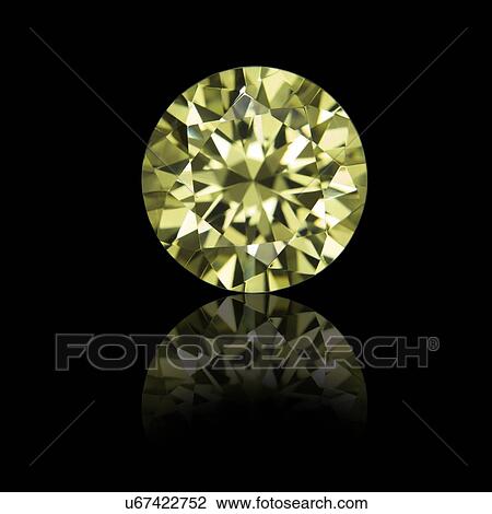 Round cut peridot. View Large Photo Image Stock Image - Round cut peridot.. Fotosearch