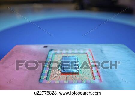 Stock Photo - Semiconductor chip.. Fotosearch