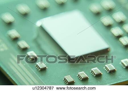 Silicon crystal digital processor. View Large Photo Image Stock Photo - Silicon crystal digital processor.. Fotosearch
