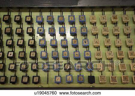 Stock Image - Vintage keyboard.. Fotosearch