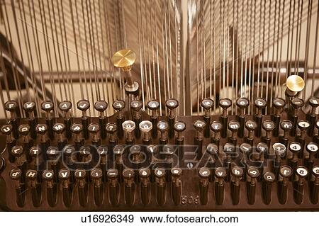Stock Photo - Vintage keyboard.. Fotosearch