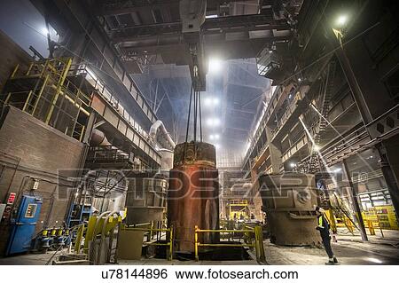 200 ton red hot steel ingot being lifted from mould in steelworks View Large Photo Image Stock Photograph - 200 ton red hot steel ingot being lifted from mould in steelworks. Fotosearch