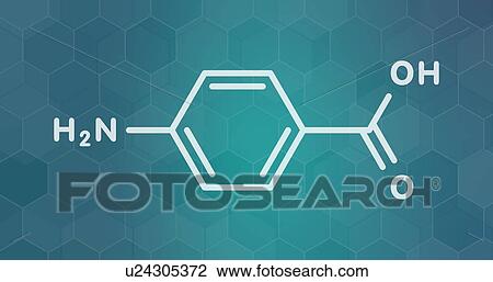 4-aminobenzoic acid molecule, illustration View Large Photo Image Stock Image - 4-aminobenzoic acid molecule, illustration. Fotosearch