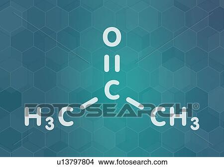 Acetone solvent molecule, illustration View Large Photo Image Picture - Acetone solvent molecule, illustration. Fotosearch