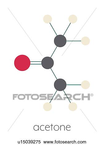 Acetone solvent molecule, illustration View Large Photo Image Stock Photography - Acetone solvent molecule, illustration. Fotosearch