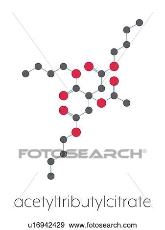 Acetyl tributyl citrate plasticizer molecule View Large Photo Image Stock Photo - Acetyl tributyl citrate plasticizer molecule. Fotosearch