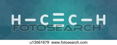 Acetylene molecule, illustration View Large Photo Image Stock Photo - Acetylene molecule, illustration. Fotosearch
