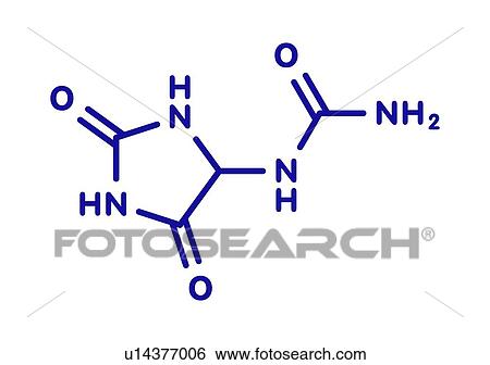 Allantoin molecule, illustration View Large Photo Image Stock Photograph - Allantoin molecule, illustration. Fotosearch