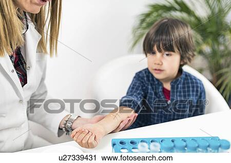 Allergy skin prick testing View Large Photo Image Stock Image - Allergy skin prick testing. Fotosearch