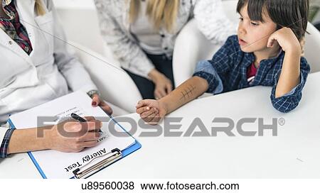 Stock Photo - Allergy test. Fotosearch