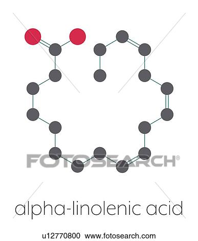 Alpha-linolenic acid molecule, illustration View Large Photo Image Stock Image - Alpha-linolenic acid molecule, illustration. Fotosearch