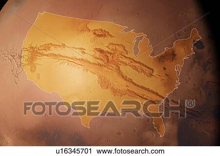 America compared with Valles Marineris, illustration View Large Photo Image Stock Image - America compared with Valles Marineris, illustration. Fotosearch