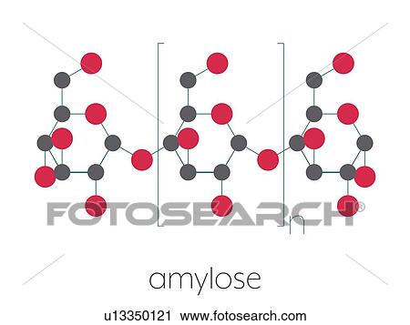 Amylose polysaccharide polymer View Large Photo Image Stock Image - Amylose polysaccharide polymer. Fotosearch