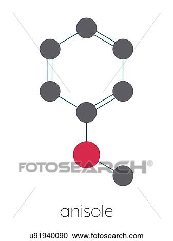 Anisole chemical molecule, illustration View Large Photo Image Stock Image - Anisole chemical molecule, illustration. Fotosearch