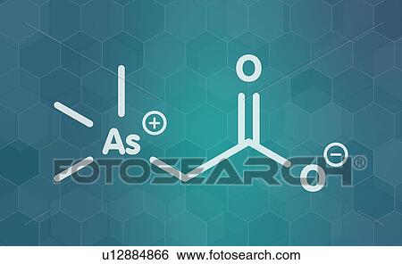 Stock Photograph - Arsenobetaine organoarsenic molecule, illustration. Fotosearch