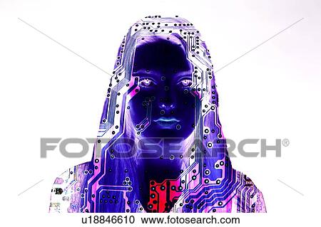 Stock Image - Artificial intelligence, conceptual image. Fotosearch